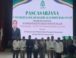 Kesetaraan Gender dalam Pilkada Antar Bupati Mamuju Raih Gelar Doktor di UIN Alauddin Makassar