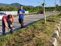 Pemprov Sulbar Kembali Lakukan Pembersihan di Jalan Arteri Mamuju