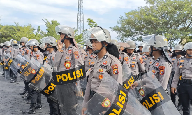 Polda Sulbar Masifkan Latihan Dalmas Jelang Pilkada 2024