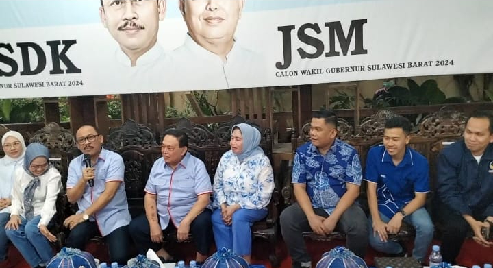 Suhardi Duka Ungkap Alasan  Berpasangan dengan Salim S Mengga sebagai Bakal Calon Wakil Gubernur Sulbar (EDY ARSYAD/FNN)