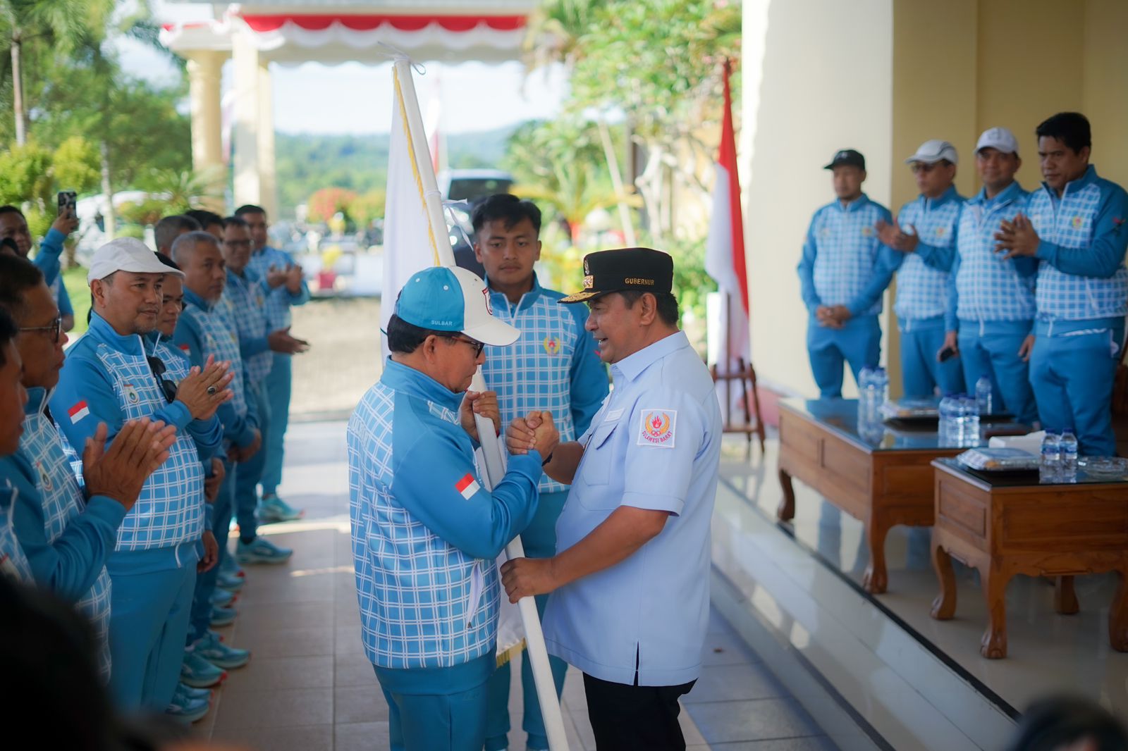 Pj Gubernur Sulbar Lepas Kontingen ke PON XXI