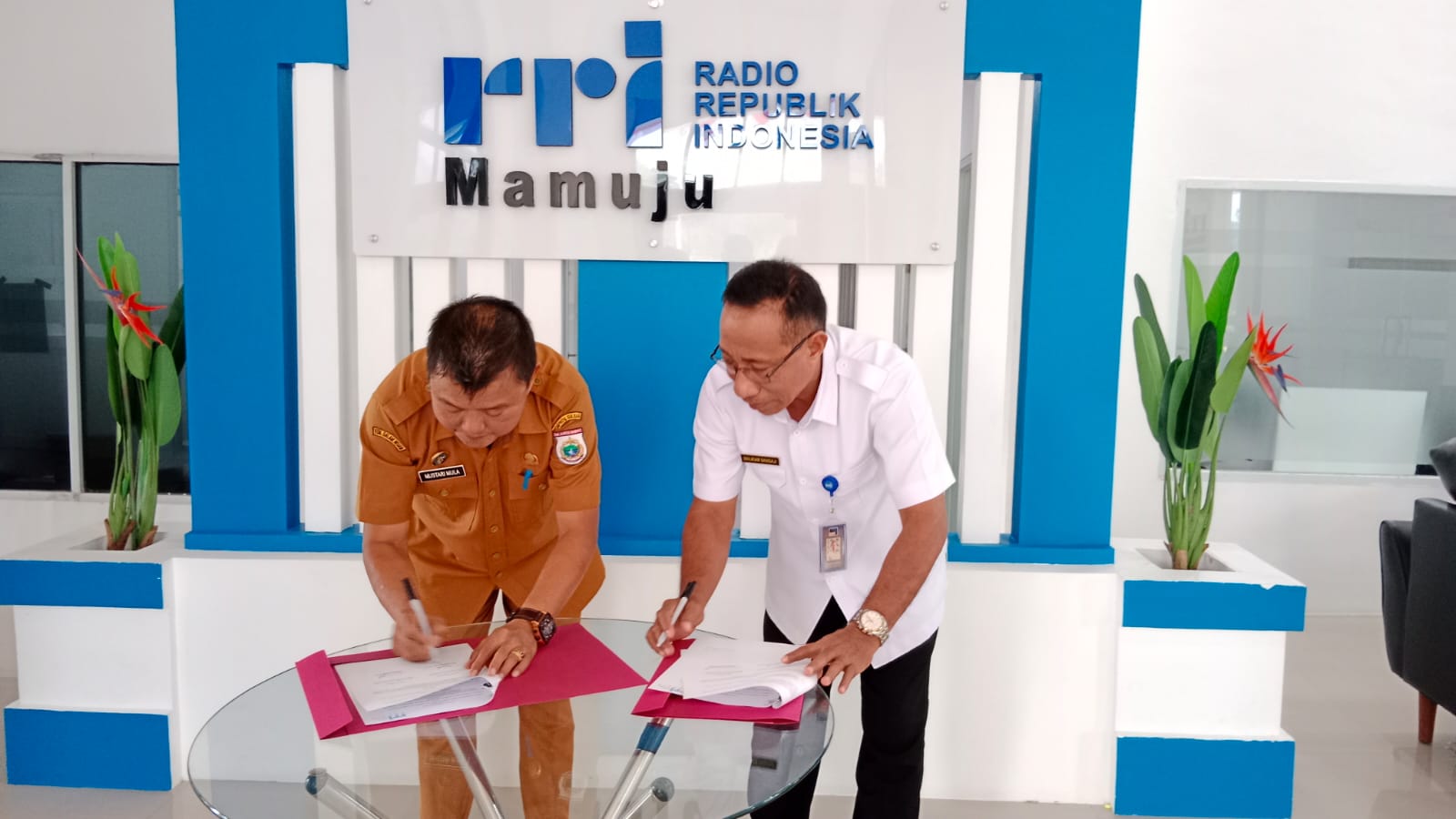 Kerja Sama Diskominfo Sulbar dan RRI