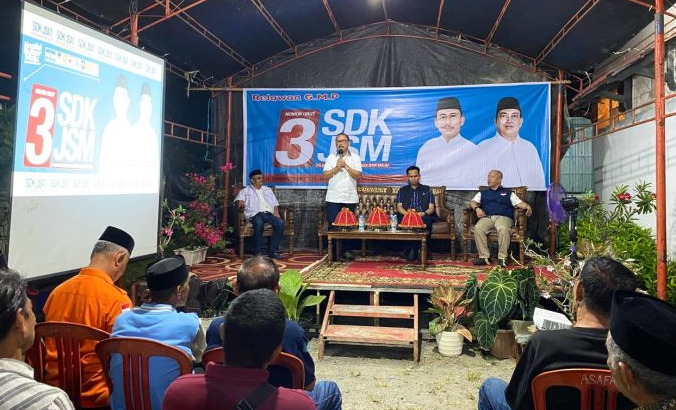 at (Sulbar), Suhardi Duka (SDK), memulai kampanye perdananya di Pasangkayu, Sulawesi Barat.