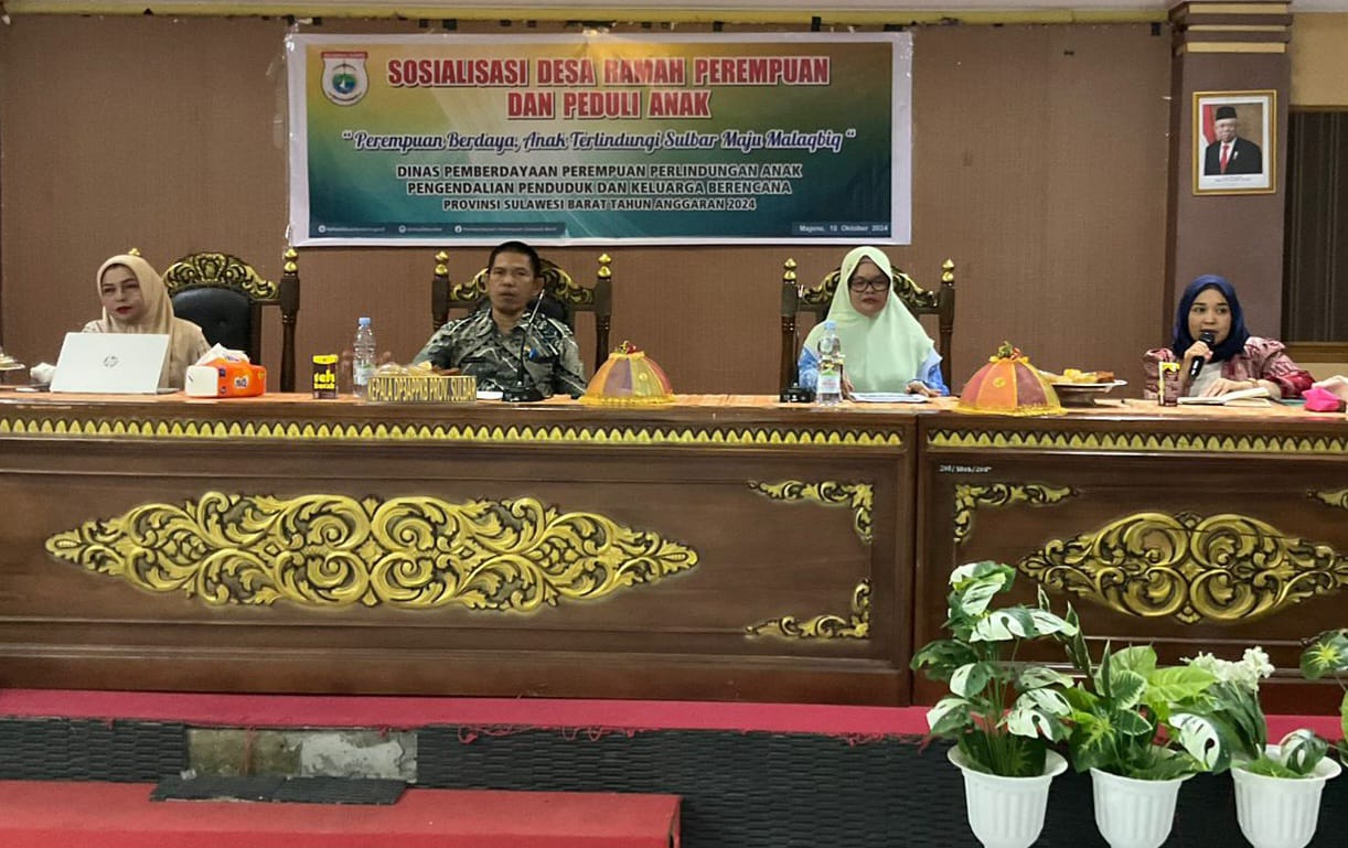 Dinas P3AP2KB Sosialisasikan Program Desa Ramah Perempuan dan Peduli Anak di Majene