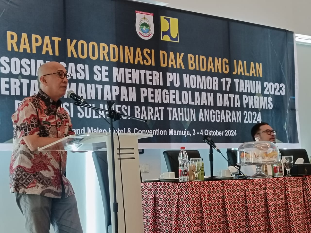 Rakor PUPR Pusat dan Daerah Bahas Sinkronisasi Data Infrastruktur Jalan di Sulbar