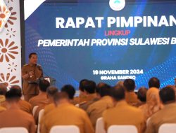 Rapat Internal Pemprov Sulbar, Bahas Evaluasi Kinerja 2024