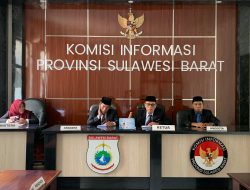 Agenda Pembacaan Putusan, Tiga Sengketa Informasi Dinyatakan Gugur oleh KI Sulbar