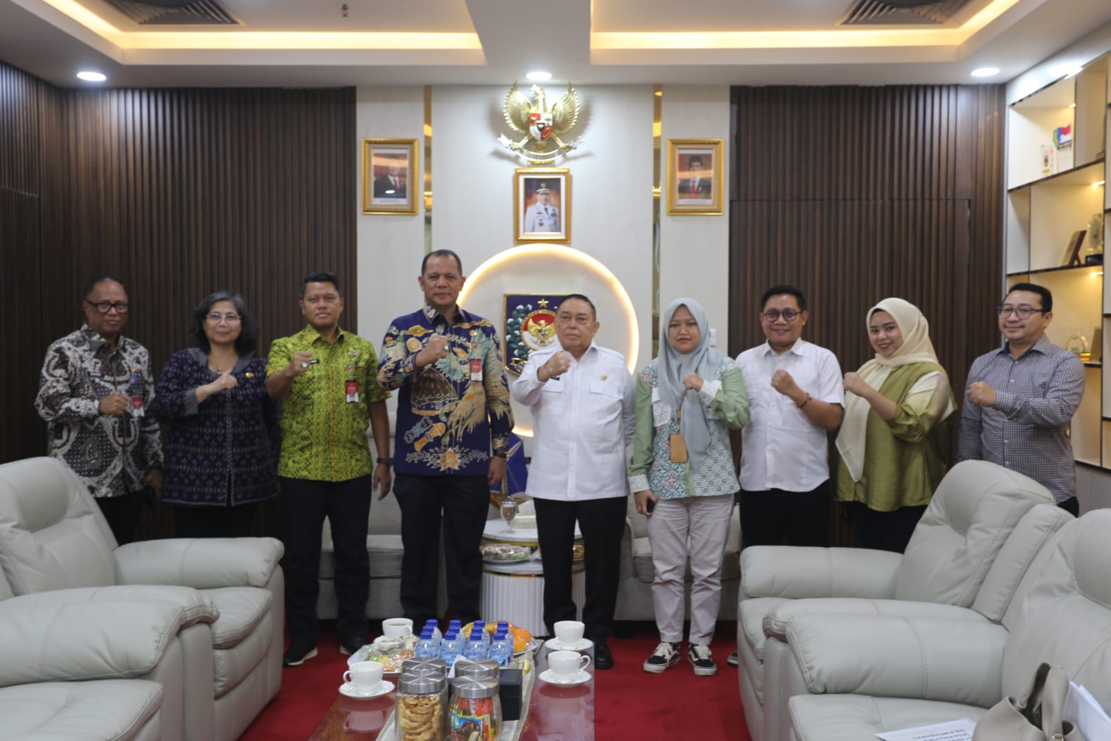 Percepat Kemajuan Desa, Wagub Salim S Mengga Audiens dengan Dirjen Bina Pemdes Kemendagri